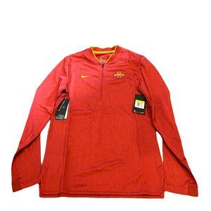 NWT Iowa State Cyclones Nike 1/2 Zip Coaches Sideline Performance Jacket